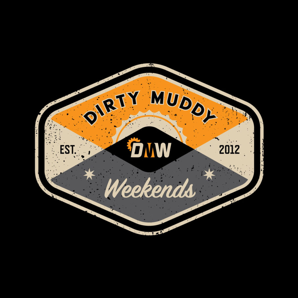 DMW Dirty Sunrise Badge Black