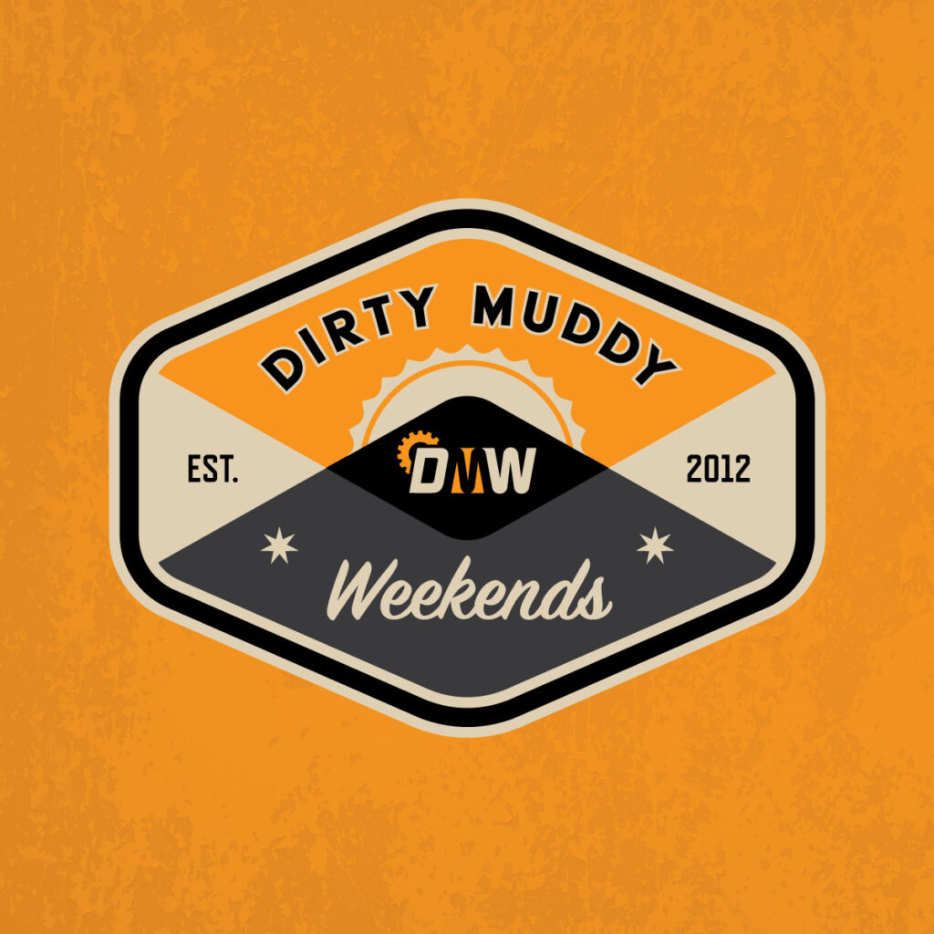 DMW Dirty Sunrise Badge Yellow
