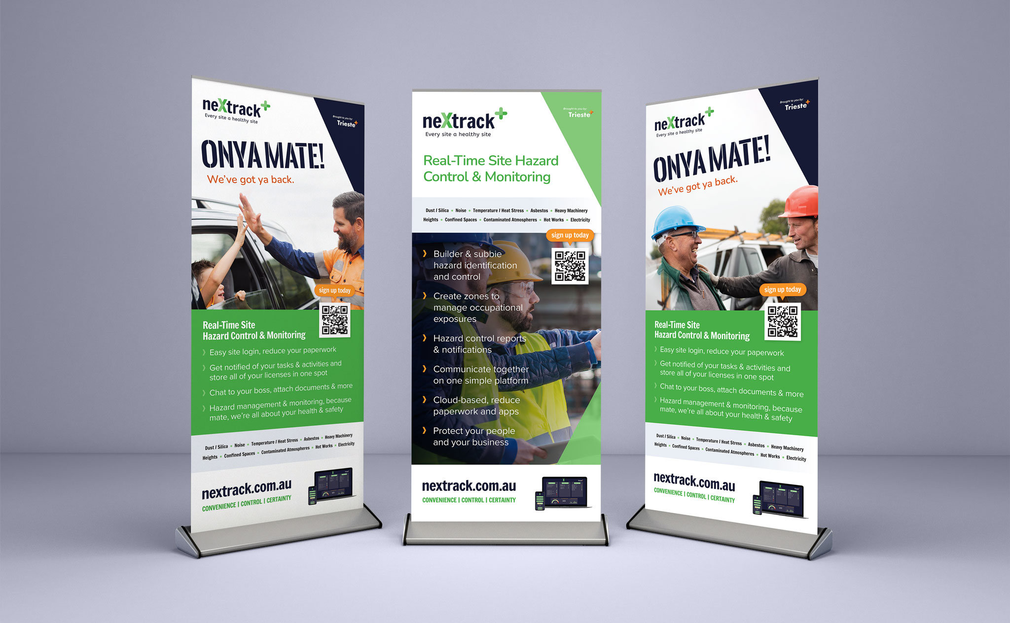 neXtrack Pull Up Banners
